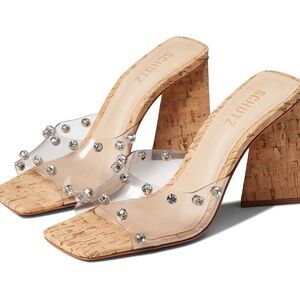 SCHUTZ Lizah Cork Sandal Size 8.5 BRAND NEW